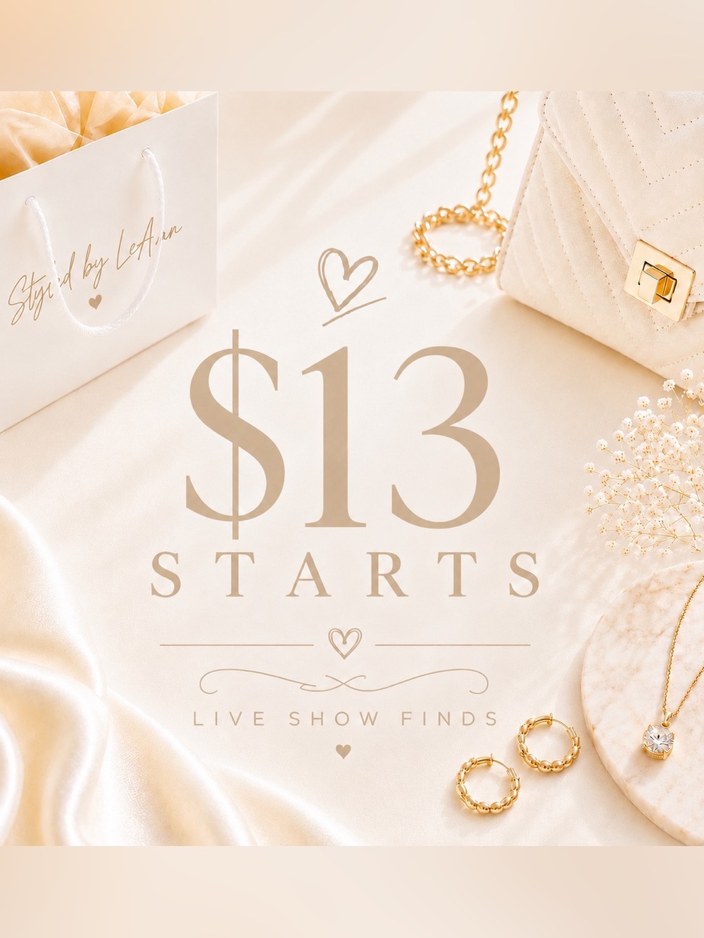 ✨ $13 Starts | Live Show Finds